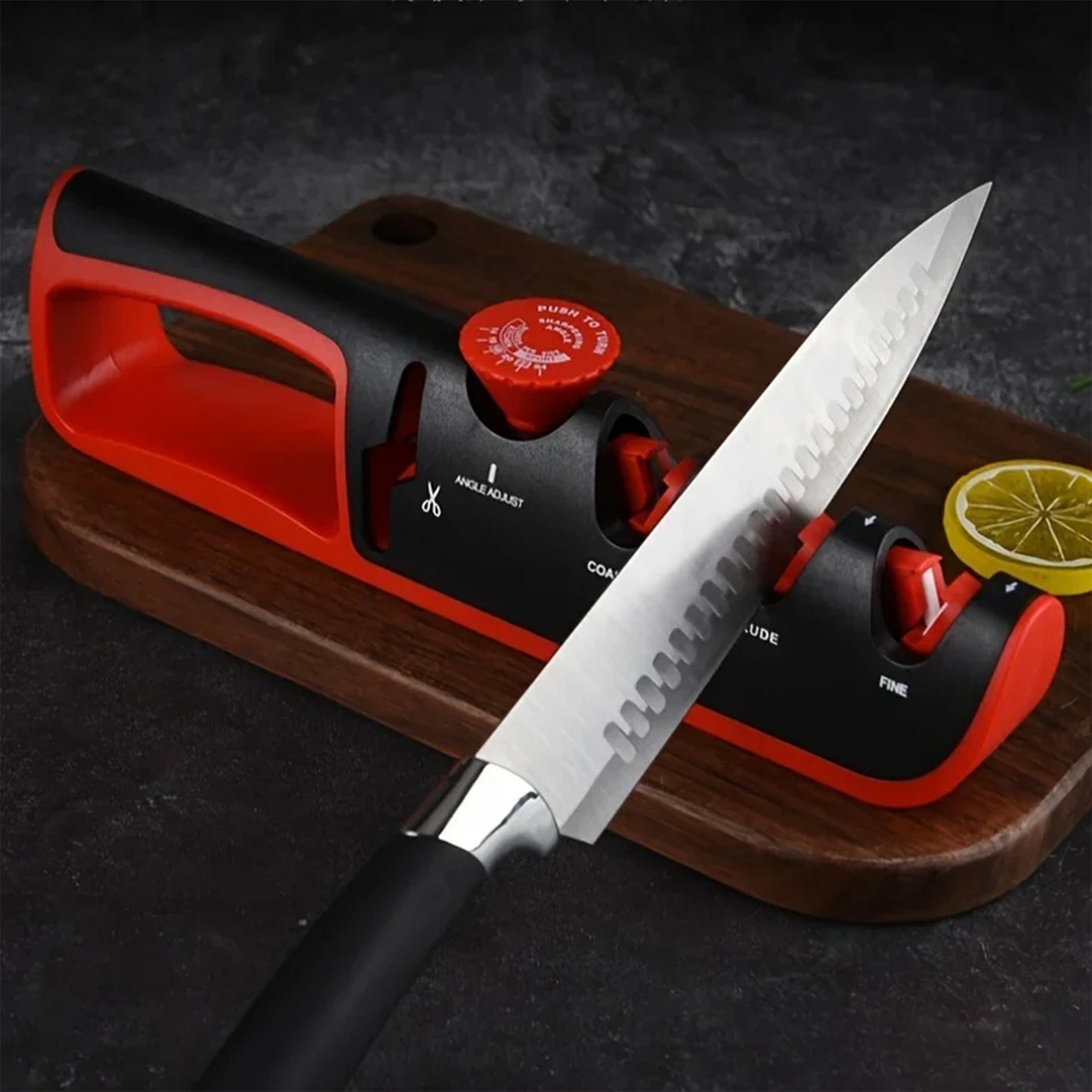 STAINLESS STEEL KNIFE SHARPENER