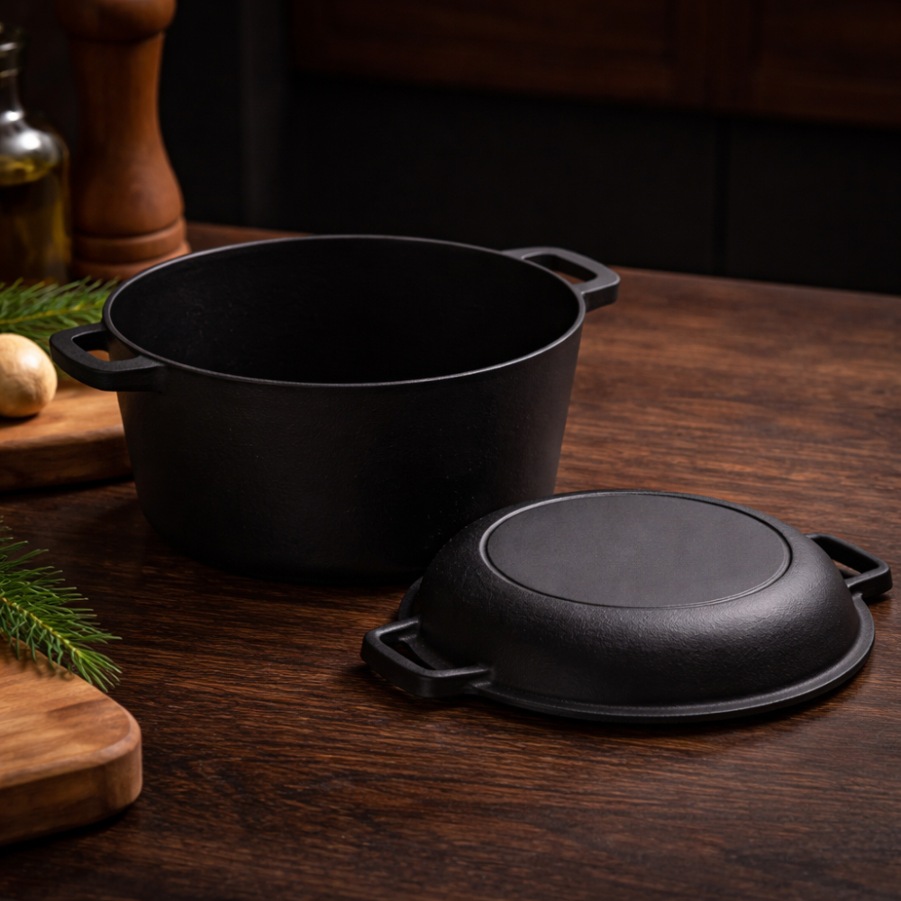 PREMIUM-GUSSEISEN-SCHMORTOPF™ (26cm)