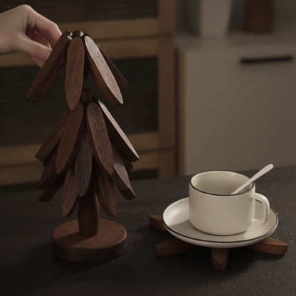 FALTBARE HOLZ-UNTERSETZER™