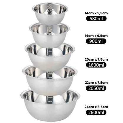 EDELSTAHL-RÜHR-SCHÜSSELN™