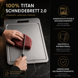 PLANCHE À DÉCOUPER 100% TITAN™ 2.0 avec rigole d'écoulement