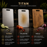 PLANCHE À DÉCOUPER 100% TITAN™ 2.0 avec rigole d'écoulement