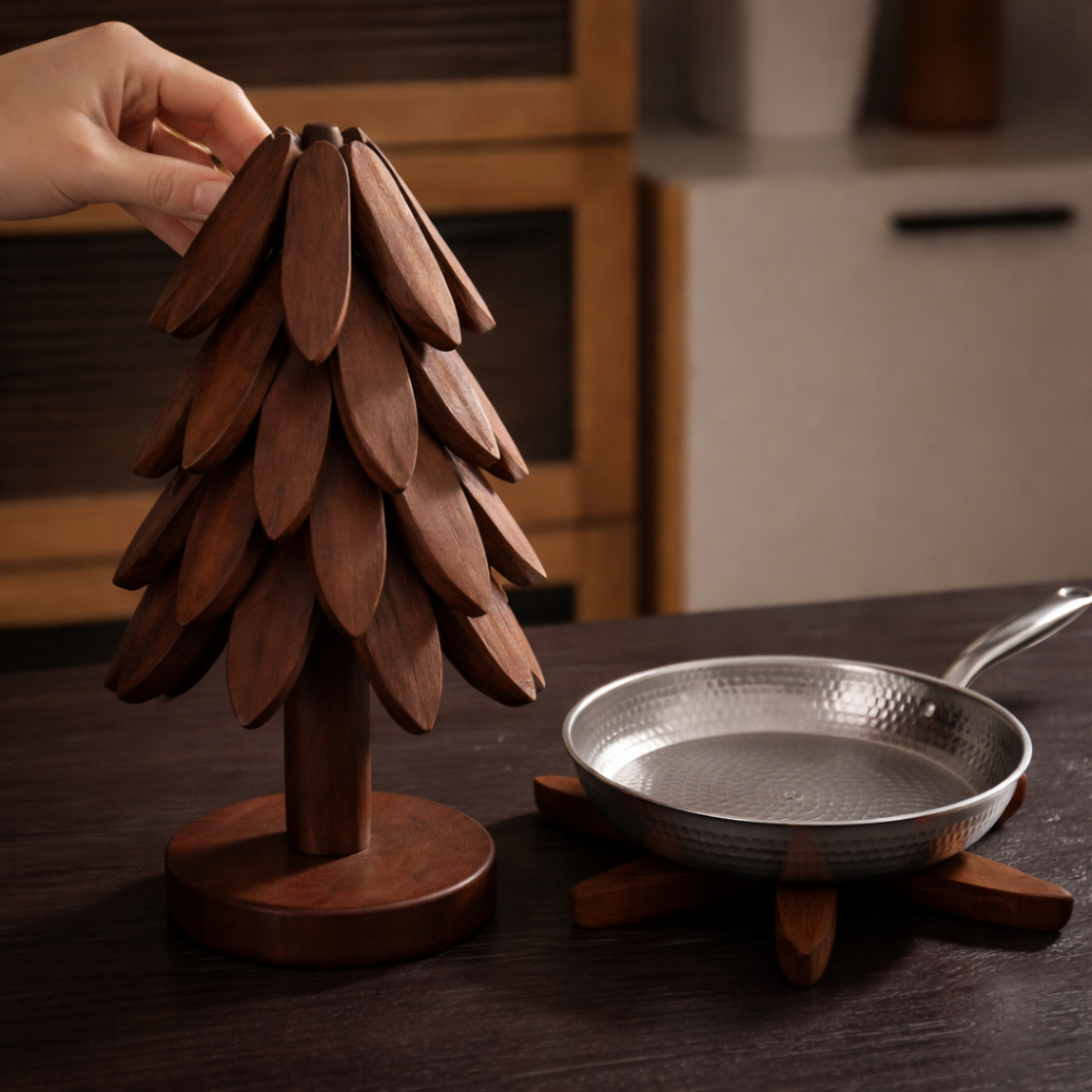 FALTBARE HOLZ-UNTERSETZER™