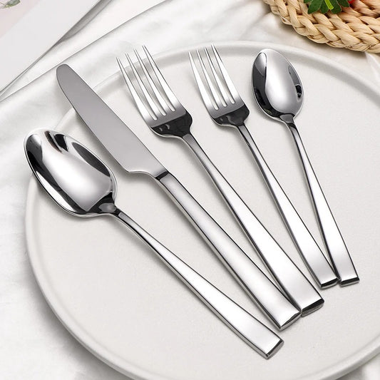 EDELSTAHL-BESTECK-SET