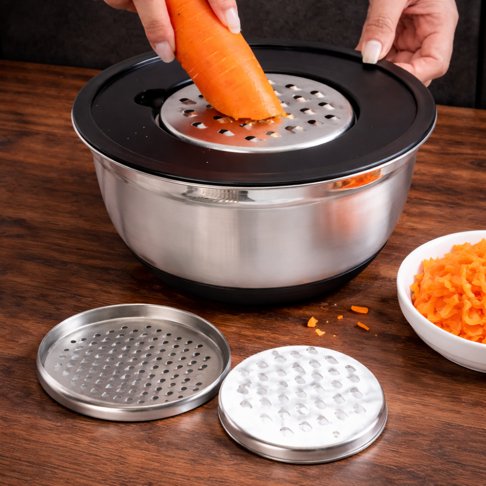 PREMIUM-EDELSTAHL-SCHÜSSELN™ (5 Stück)