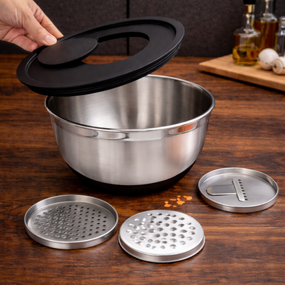 PREMIUM-EDELSTAHL-SCHÜSSELN™ (5 Stück)